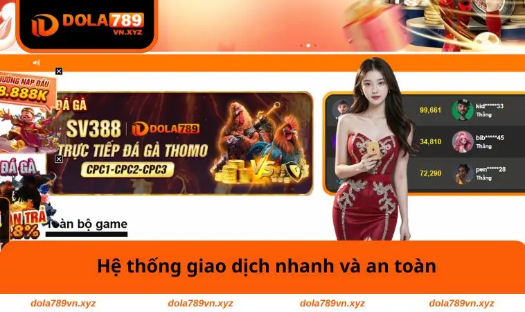 Trang chủ 3 Hệ thống giao dịch nhanh